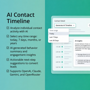 Mautic AI Contact Timeline Plugin